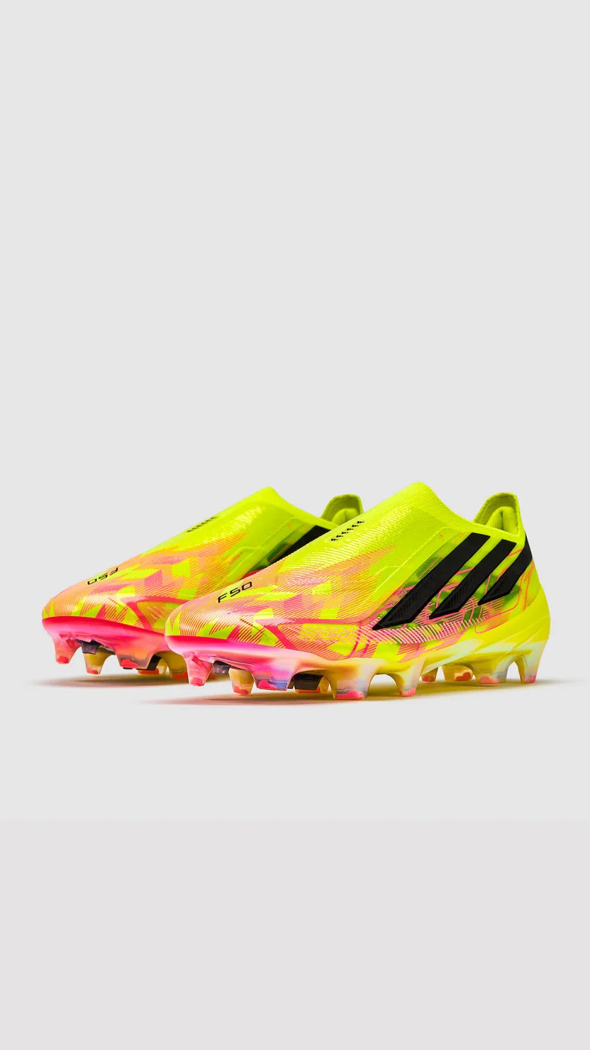 Adiidas F50 Hyperfast Elite Laceless FG Team Solar Yellow 2/Core Black/Solar Turbo